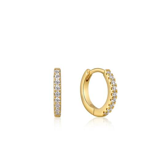  Ear Edit - Ohrringe - Silber / 14kt GP - Zirkonia